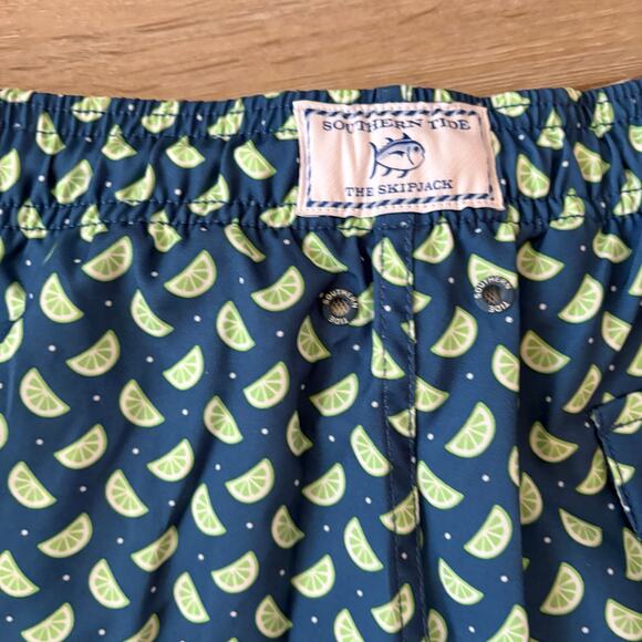 Southern Tide Pick Up Limes Swim Trunks - Picture 7 of 8